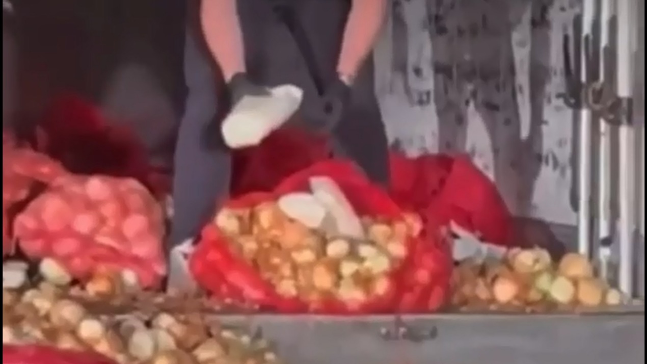 Ankara'da soğan torbaları içinden 150 kilo uyuşturucu ele geçirildi